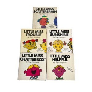 Vintage Lot of 5 Mr. Messy Paperback Books Roger Hargreaves